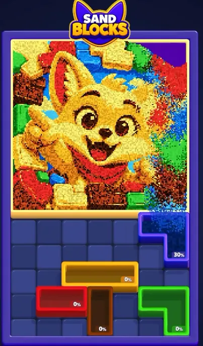Sand Blocks 1 Sand Blocks 가이드 (모래를 끌어당겨 구덩이를 채우는 색다른 퍼즐)